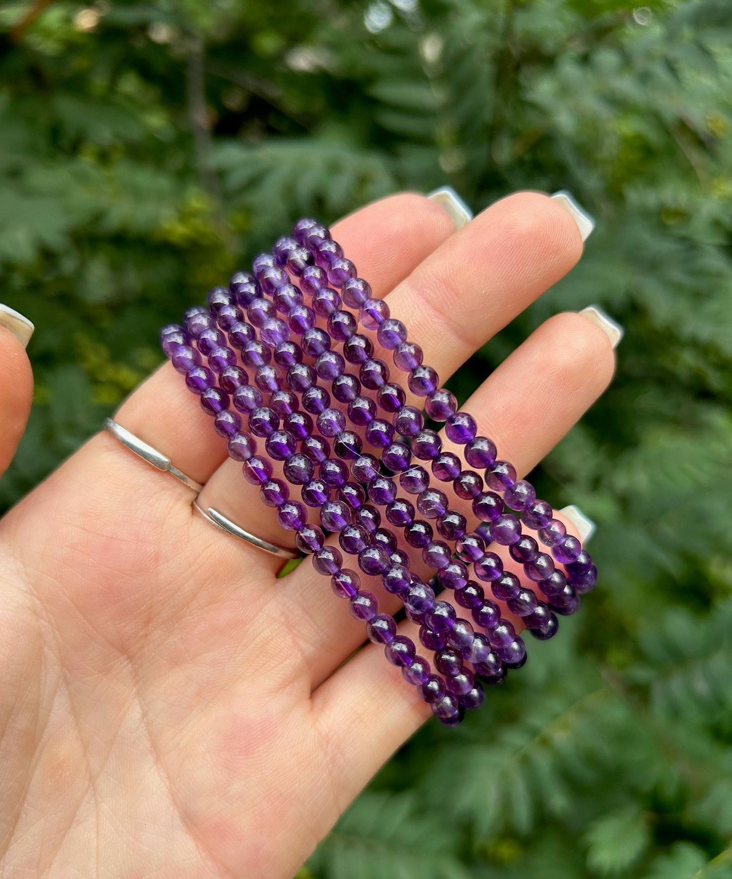 Amethyst 4mm Bracelet