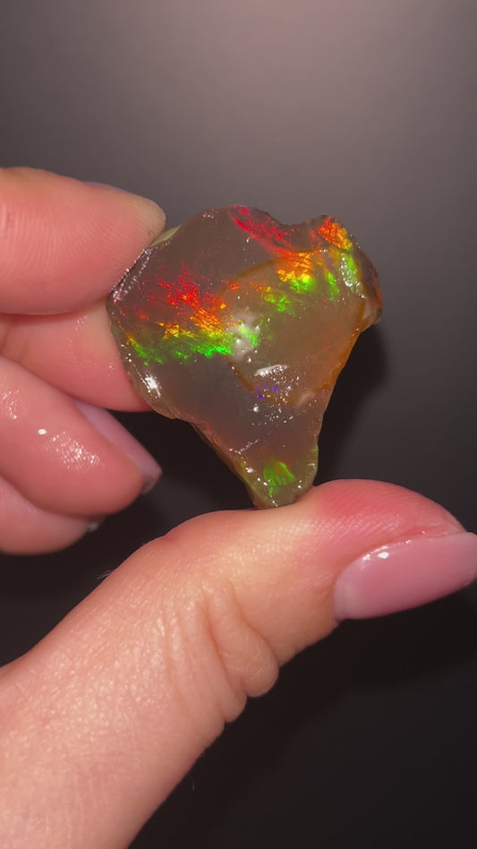 Black Ethiopian Water Opal 36a
