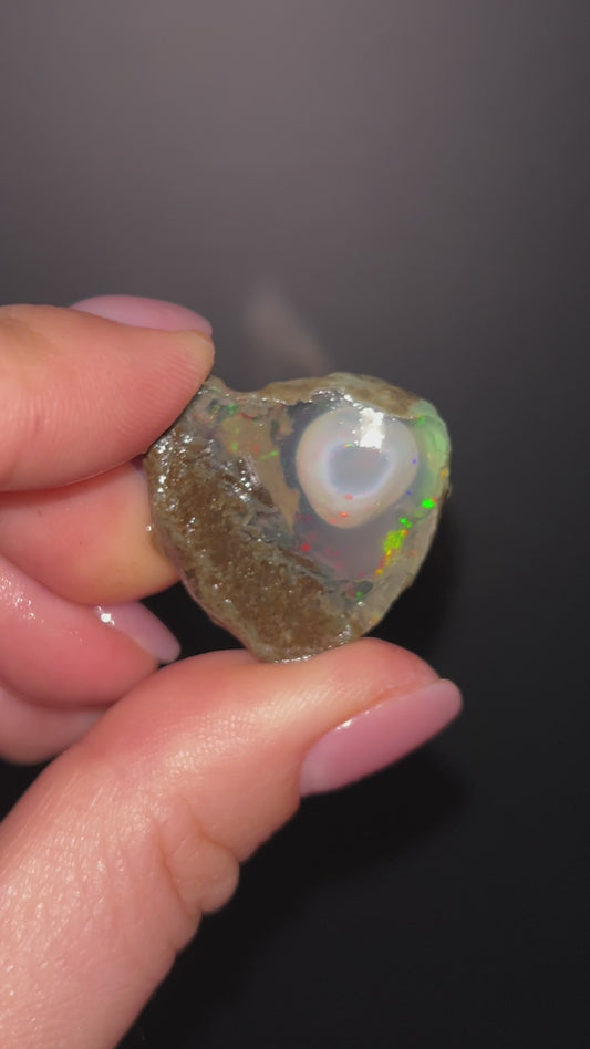 Ethiopian Water Opal with phantom 40a